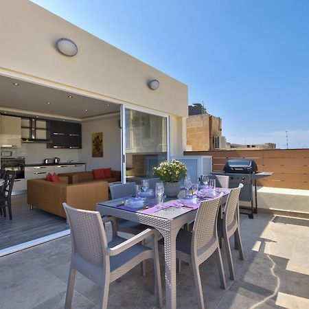 Valletta Luxe 3-Bedroom Duplex Penthouse With Sea View Terrace And Jacuzzi Kültér fotó