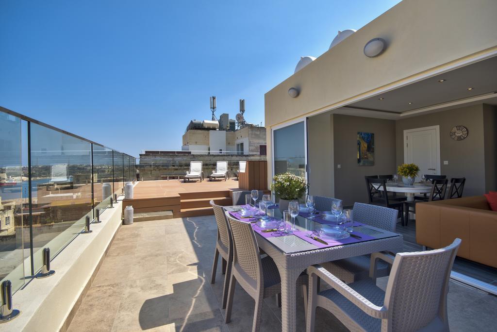 Valletta Luxe 3-Bedroom Duplex Penthouse With Sea View Terrace And Jacuzzi Kültér fotó